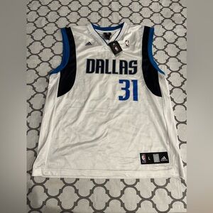 Vintage Adidas Dallas Mavericks NBA Jason Terry Basketball Jersey Men Large New